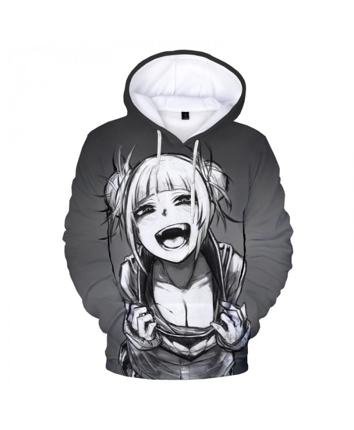 High Street Anime Himiko Toga 3D Printed Hoodie Sweatshirts Men Women Fashion Casual Pullover My Hero Academia Harajuku Hoodies