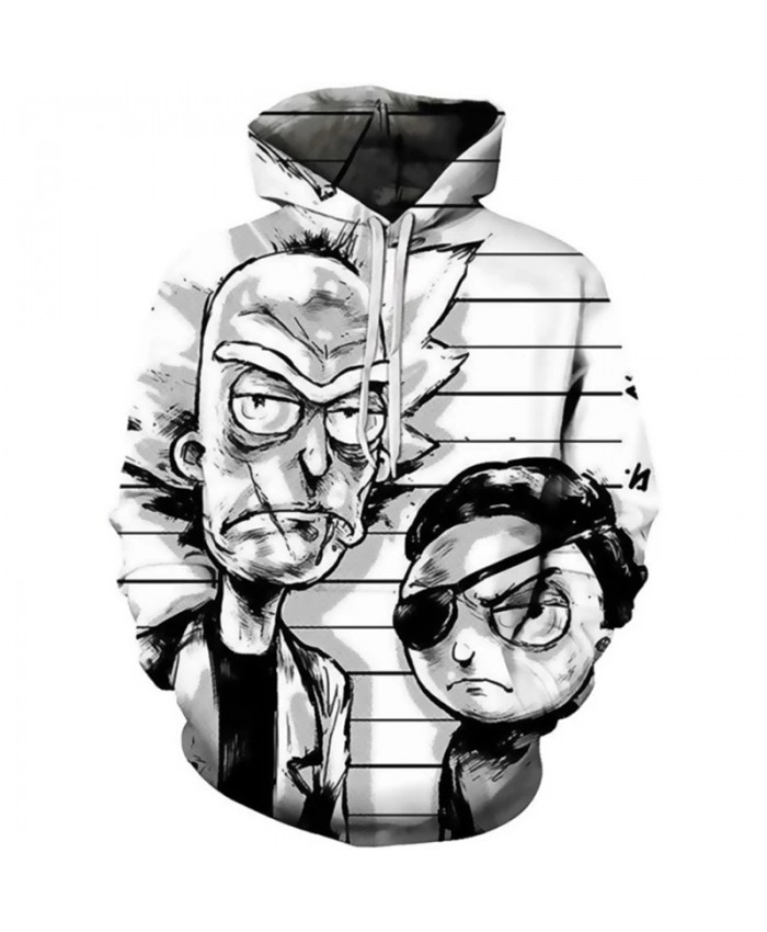 2021 New Rick Cosplay Hoodie Men's Skateboard Hooded Sweatshirt Men's And Women's Hooded Crazy Scientist Male Sweatshirts
