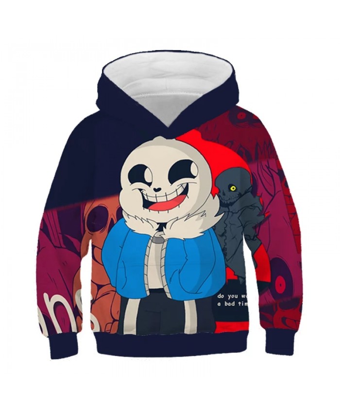 New Undertale Sans Pattern Unisex Hoodie 3D Printing Baby Boy Clothes Fashion Kids Children's Clothing Harajuku Sweatshirt Tops