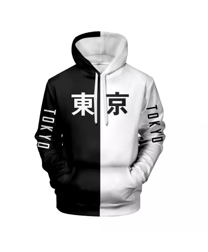 2021 Cool Tokyo City 3D Colorful Print Hoodies Women Men Fashion Harajuku Leisure Hooded Sweatshirt Pullover Autumn Clothes