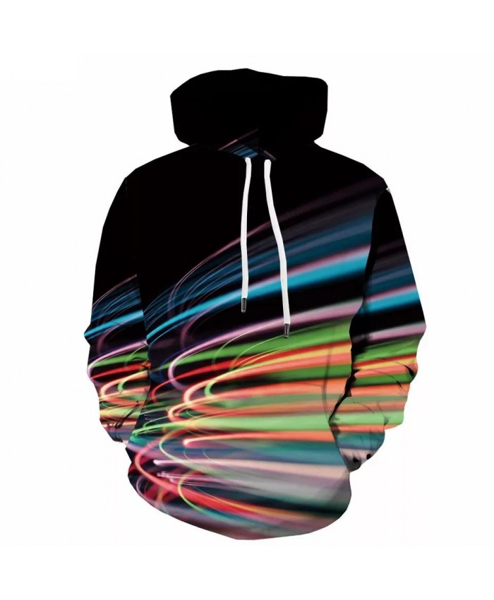 Colorful Hoodie Men Psychedelic Hooded Casual Geometric Hoodie Print Galaxy Hoody Anime 3d Printed Unisex Funny