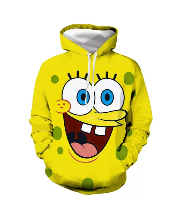Fashion Autumn Cute Sponge Baby 3d Unisex Sports Hoodie Polyester 3d Printing Cartoon Hoodie 2021 New Hot