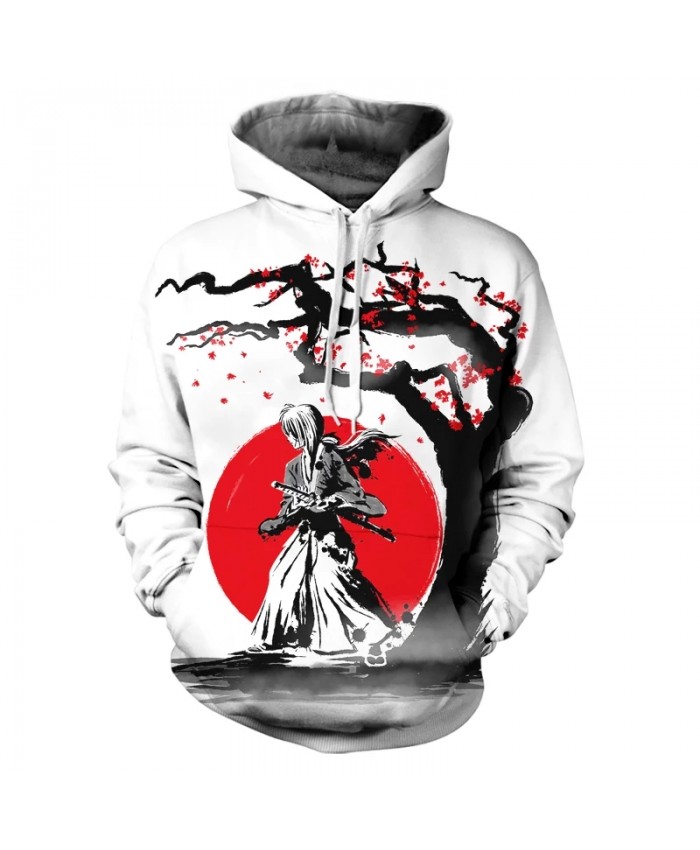2021 New Men's And Women's Hoodies 3d Printing Chinese Style Cartoon Image Street Harajuku Hooded Sweatshirt Coat