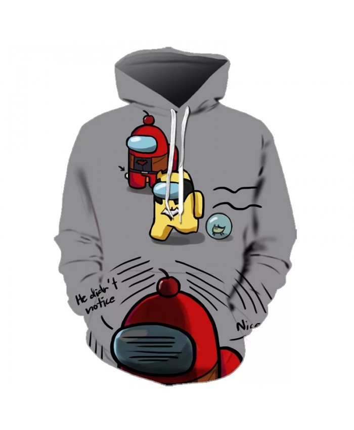 2021 New Game Among Us Hoodies 3D Sweatshirts Hot Sale Harajuku Long Sleeve Clothes Hoodies Plus Size For Men Women