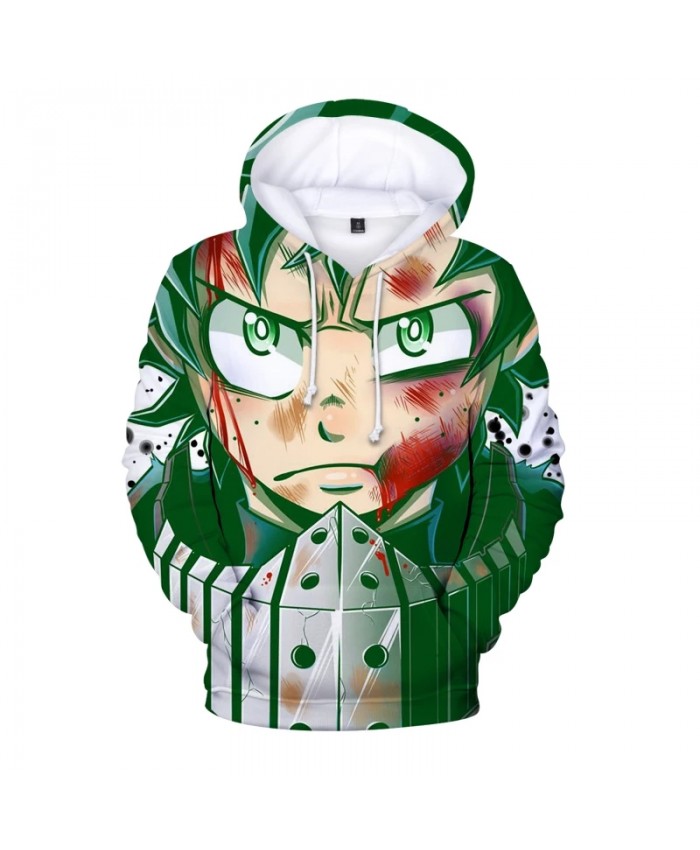 Deku Boku No Hero Sweatshirts Women Men Vintage Long Sleeve Sweatshirts Gothic Hip Hop Anime Streetwear My Hero Academia 3D Tops
