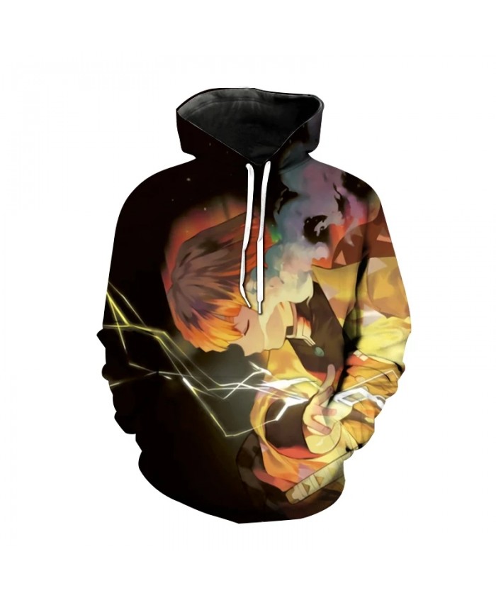 Autumn And Winter Fashion New Men's And Women's Hoodies 3d Printing Cartoon Anime One-Piece Sweatshirt Casual Caot