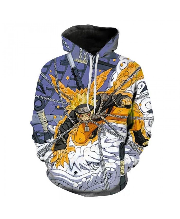 3d Printing Men's And Women's Children's Fashion Hoodies Anime Naruto Autumn Sweatshirt Casual Long-Sleeved Tops
