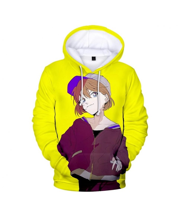 Fashion Detective Conan 3D Hoodies Men women Sweatshirts New Harajuku Children Casual kid Hoodie boys girls Autumn yellow Hooded
