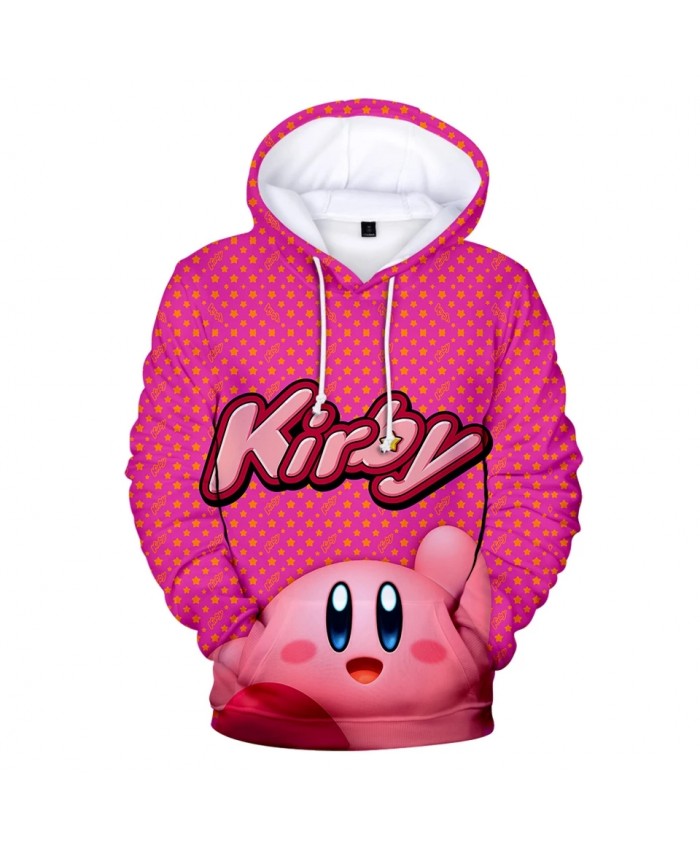 3D Hoodies Print Kirby Hoodie Men Sweatshirt Women Harajuku Pink Pullovers Casual Hot Sale Kirby 3D Boys Girls Hooded