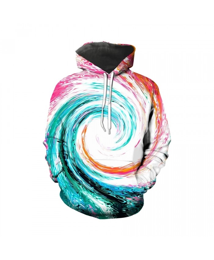 Trend hot selling Unisex men's 3D printed Sweatshirt Hoodie creative kaleidoscope casual long sleeve men's Hoodie Sweatshirt