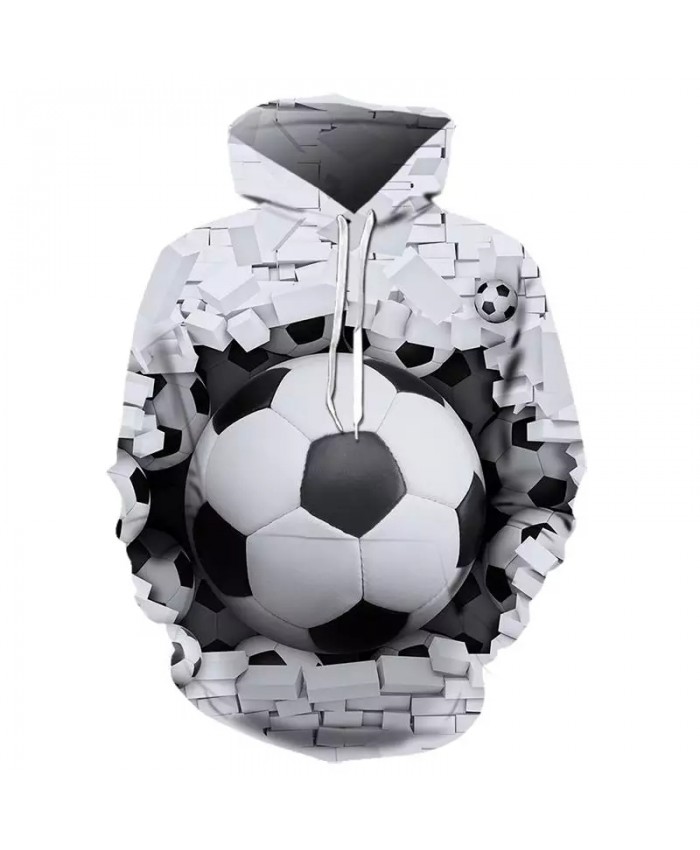 2021 Fall/Winter Hot Men's And Women's Hoodie 3d Football Hoodie Sweatshirt White/Black Hoodie Long Sleeve Fashion Hoodie Hoodie