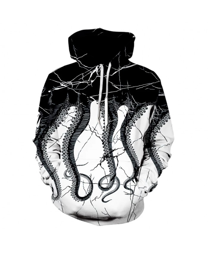 Spring And Autumn New 3d Printing Men's And Women's Hoodie Fashion Long-Sleeved Fashion Street Hip-Hop Sweatshirt Pullover Coat