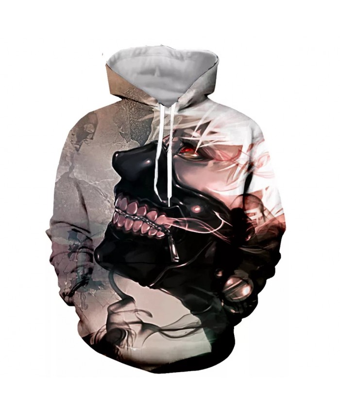Tokyo ghoul Fashion Long Sleeves 3D Print Hoodies Sweatshirts Jacket Men women tops
