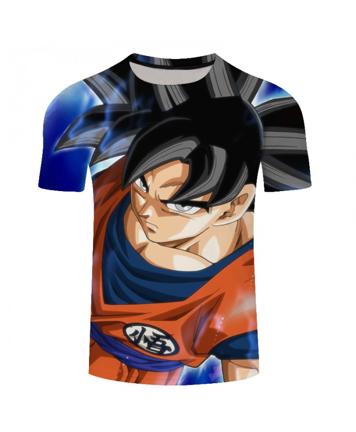 2021 New Summer Fashion Cartoon T Shirt Men/Women Anime Dragon Ball Funny 3d Print Goku Unisex Top Casual Short T-Shirt A