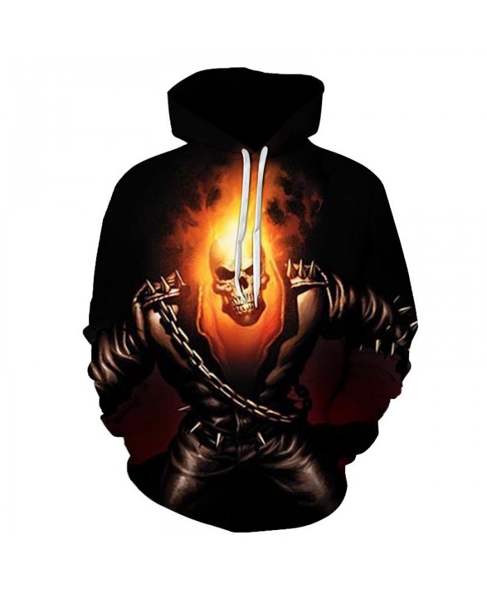 2021 Skull Soul chariot 3D Hoodies Men Women Sweatshirts Hooded Pullover Tracksuits Boy Coats Fashion Outwear jacket The big size C