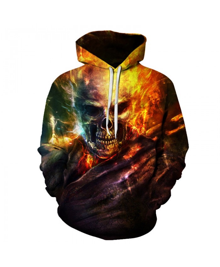 2021 Skull Soul chariot 3D Hoodies Men Women Sweatshirts Hooded Pullover Tracksuits Boy Coats Fashion Outwear jacket The big size E