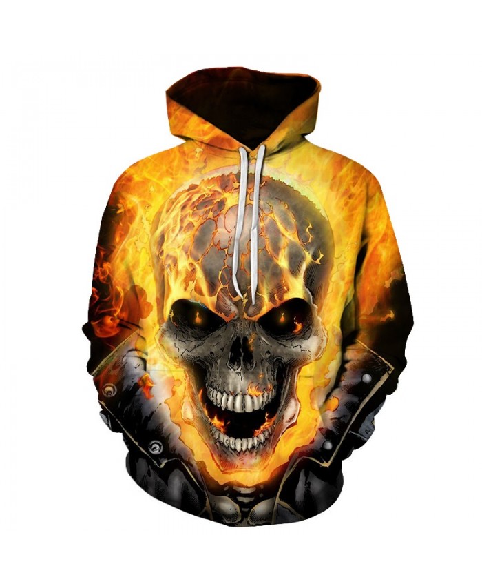 2021 Skull Soul chariot 3D Hoodies Men Women Sweatshirts Hooded Pullover Tracksuits Boy Coats Fashion Outwear jacket The big size F