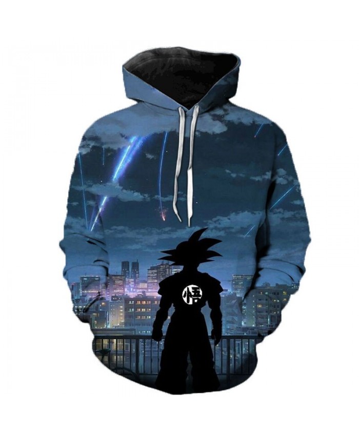 2021 3D Dragon Ball Z Goku Harajuku Hoodies Men/Women Hooded Sweatshirts Plus Size Hoodies Cartoon Boy/Girls Polluver