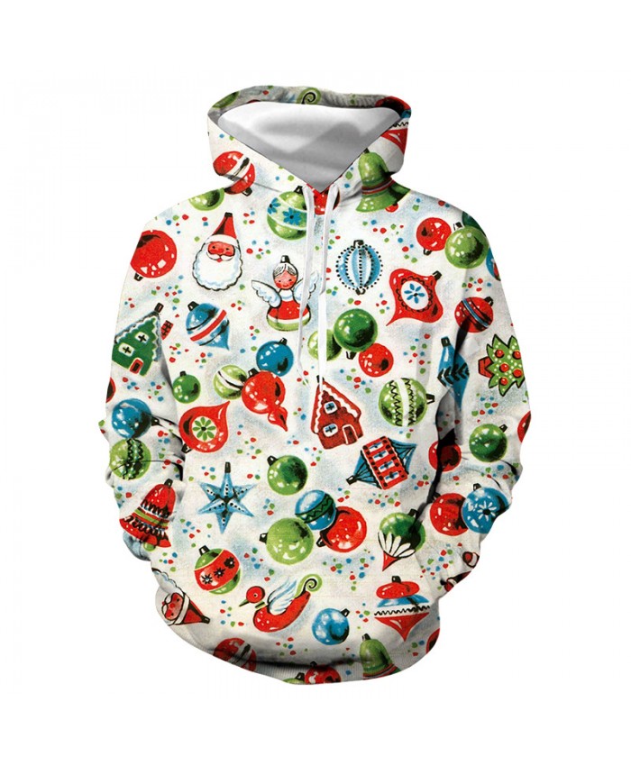 2021 Christmas Day 3D Printed Hoodie Men Women Fashion Calssical Streetwear Hooded Sweatshirts Merry Christmas Pullover Hoodies