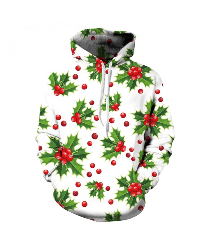 2019 Christmas hoodies sweatshirt men's floral print 3d pullovers unisex hip hop tracksuit plus size XXXXL casual tops