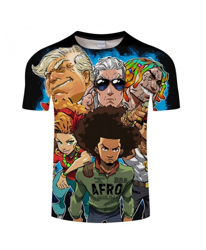 2021 Male t shirt Casual Brand Men tshirt Anime print t-shirt Short Sleeve Pullovers Fashion Streetwear Dropship
