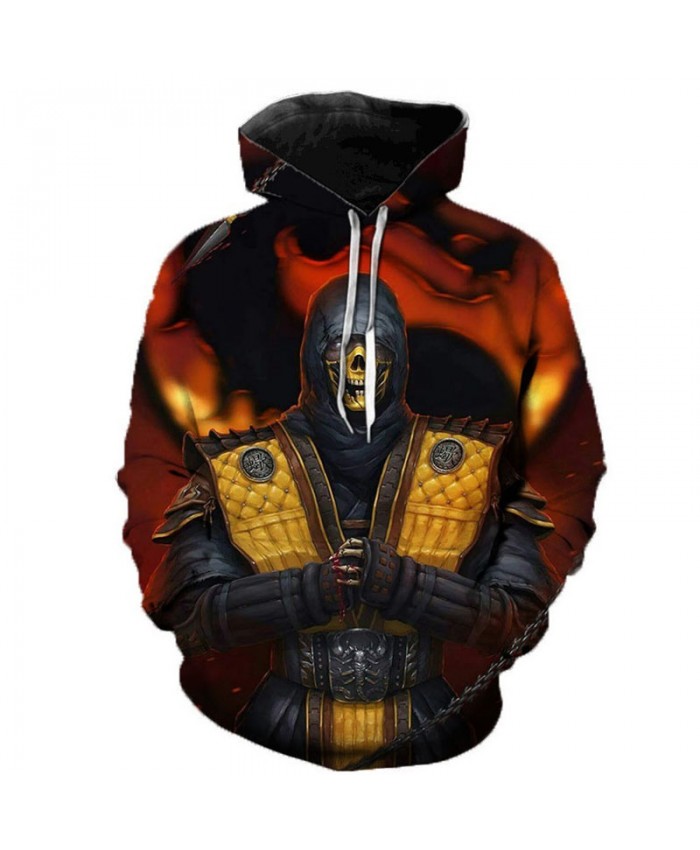 2021 Mortal Kombat 11 3D Printed Hoodies Men Women Hooded Sweatshirts Spring Outerwear Plus Size Unisex Polluver