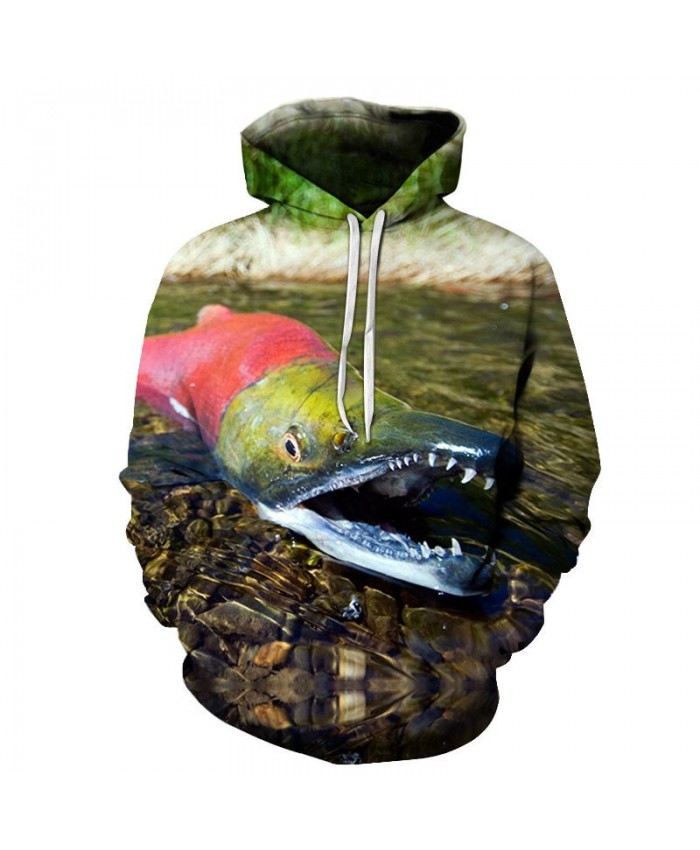 2021 New 3D Printed Red Crocodile Pullover Sweatshirt Clothing for Men Custom Pullover Hoodie Casual Hoodies Men
