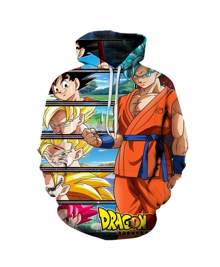 2021 New Dragon Ball One PK Five 3D Hoodies Mens Pullover Sweatshirt Brand Cosplay Pullover Hoodie Casual Hoodies