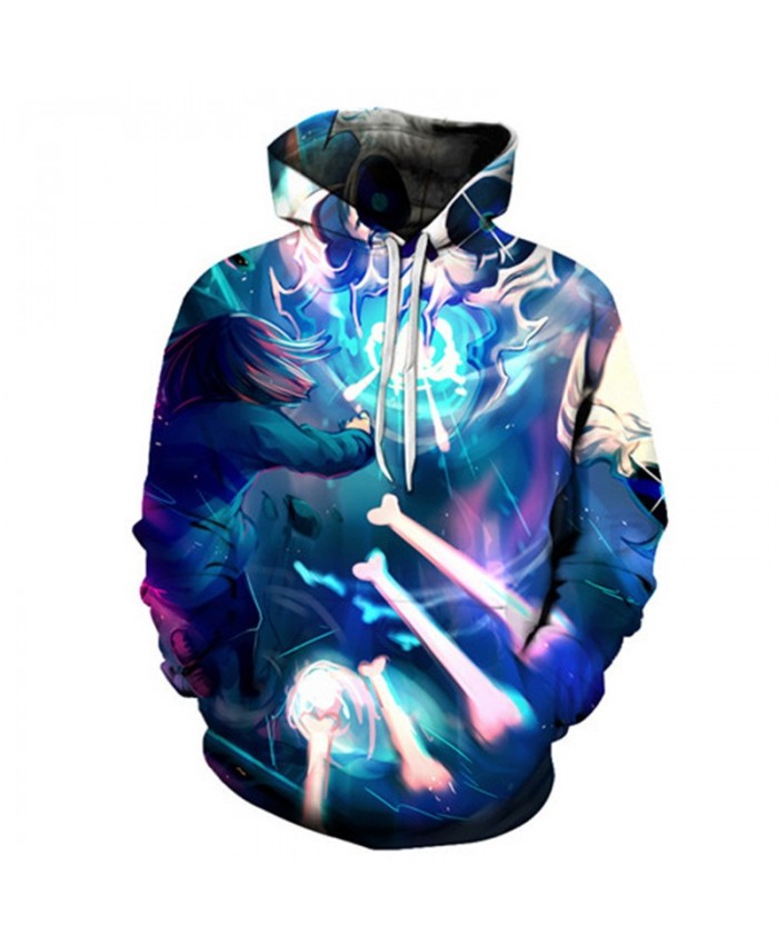 2021 New Sky Shines Undertale 3D Print Mens Pullover Sweatshirt Fashion Casual Men Hoodies Custom Pullover Hoodie