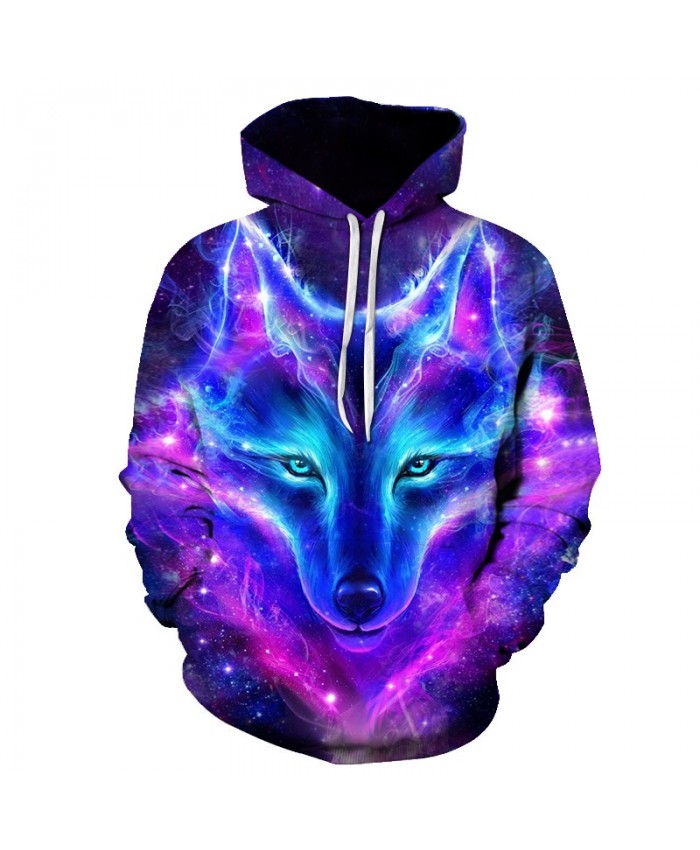 2021 New Wolf Printed Hoodies Men 3D Hoodies Brand Sweatshirts Boy Jackets Quality Pullover Fashion Tracksuits Animal Streetwear