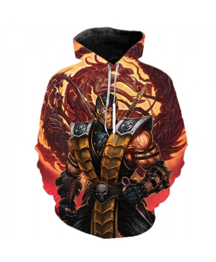 2021 Newest Mortal Kombat 11 3D Printed Hoodies Men Women Hooded Sweatshirts Spring Outerwear Plus Size Unisex Polluver
