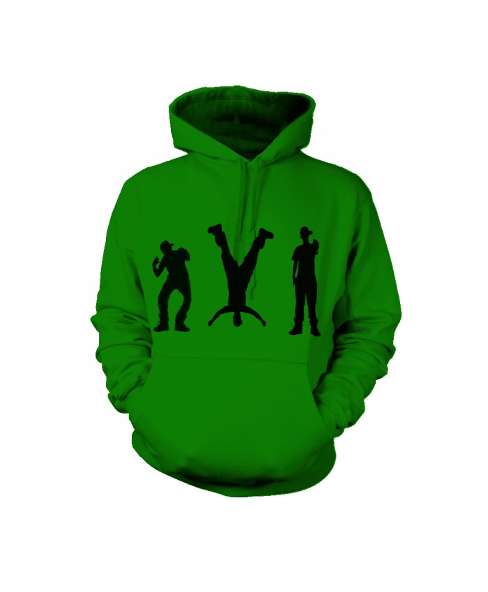 2021 Fashion Hip Hop Dance Costumes Kids Men Women Green Jacket with Hip Hop Dance Costume Belt Sweatshirt Hoodies