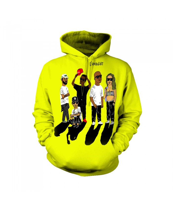 2021 Fashion Hip Hop Dance Costumes Kids Men Women ÉumaShit Jacket with Hip Hop Dance Costume Belt Sweatshirt Hoodies