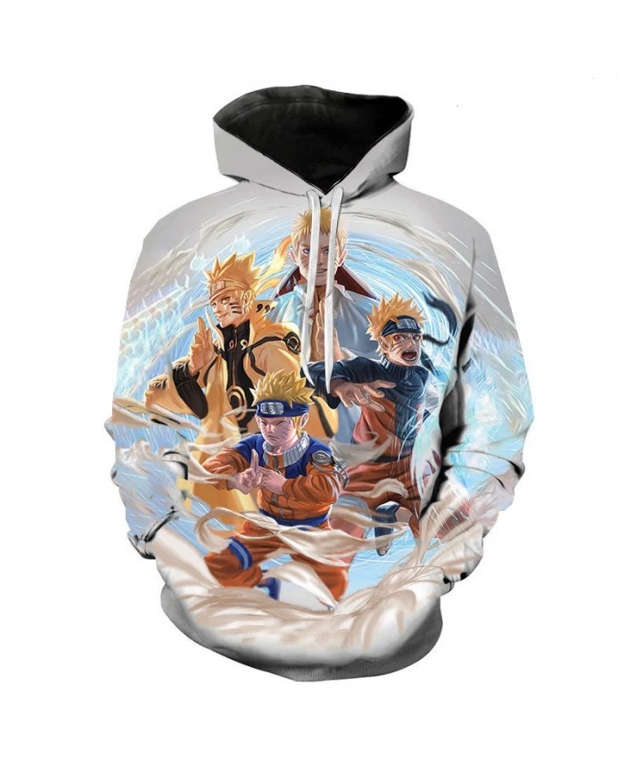 Autumn Fashion New Men's And Women's Hoodie 3d Printing Naruto Kids Cartoon Sweatshirt Casual Long-Sleeved Cool Anime Pullover