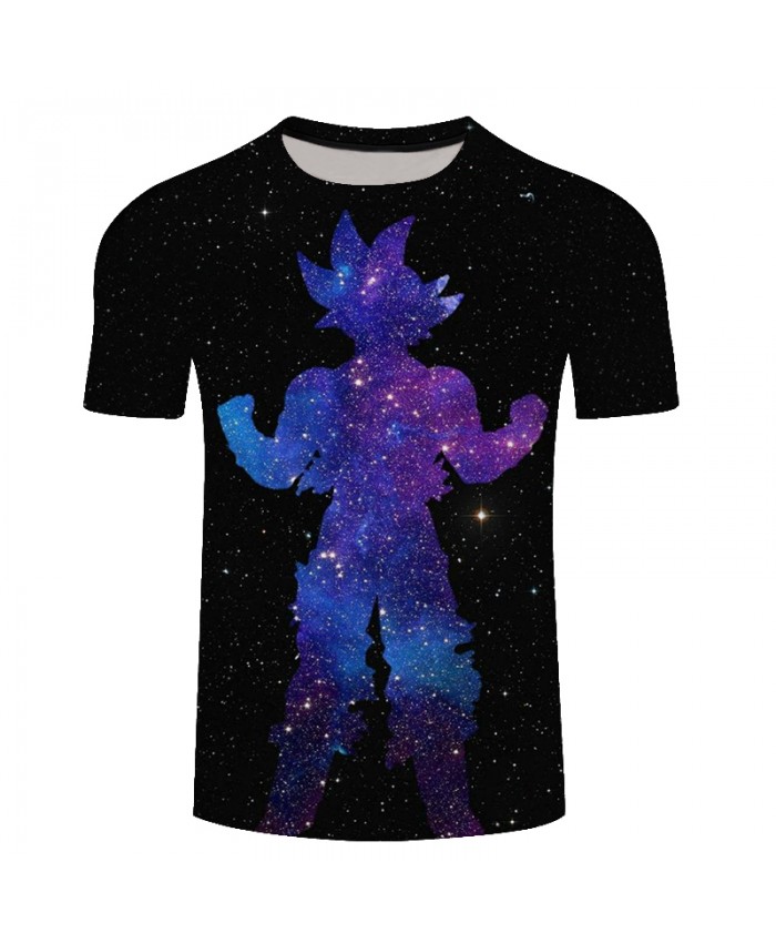 3D 6XL Men T-Shirt Dragon Ball Z Goku Master Roshi Funny Cartoon Anime T Shirt Summer Fashion Short Sleeve Shirt Tops&Tee