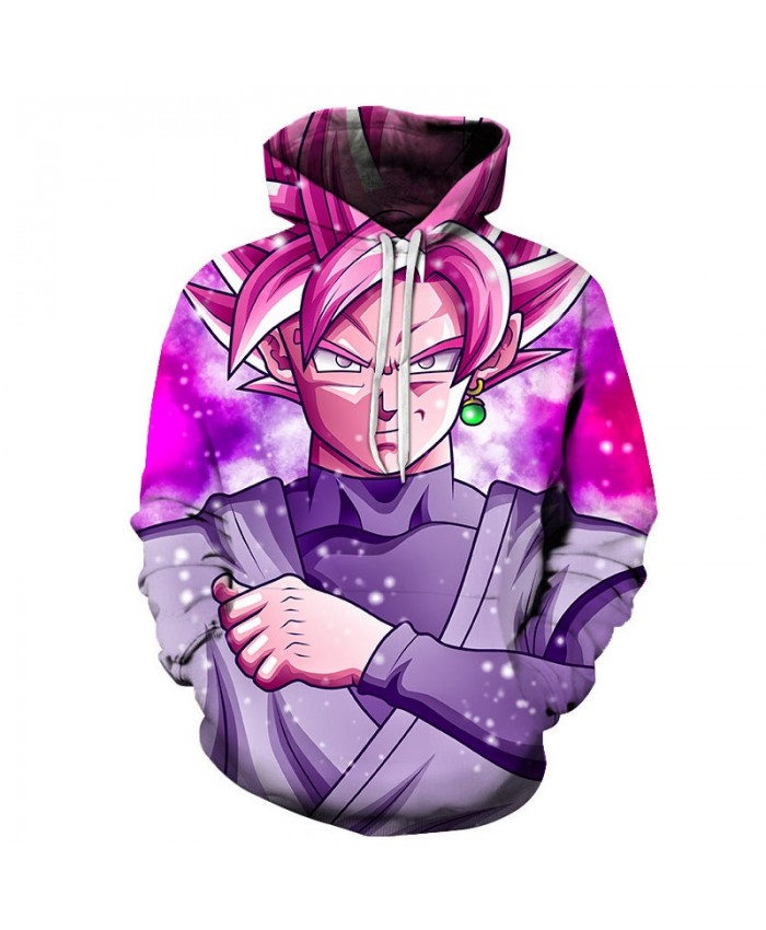 3D Dragon Ball Hand On Chest Men Pullover Sweatshirt Pullover Hoodie Casual Hoodies Fashion Anime Men Casual Hoodie
