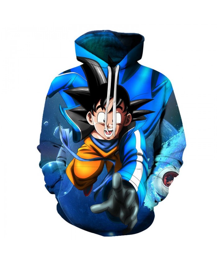3D Dragon Ball Happy Expression Men Pullover Sweatshirt Pullover Hoodie Casual Hoodies Fashion Anime Men Hoodie