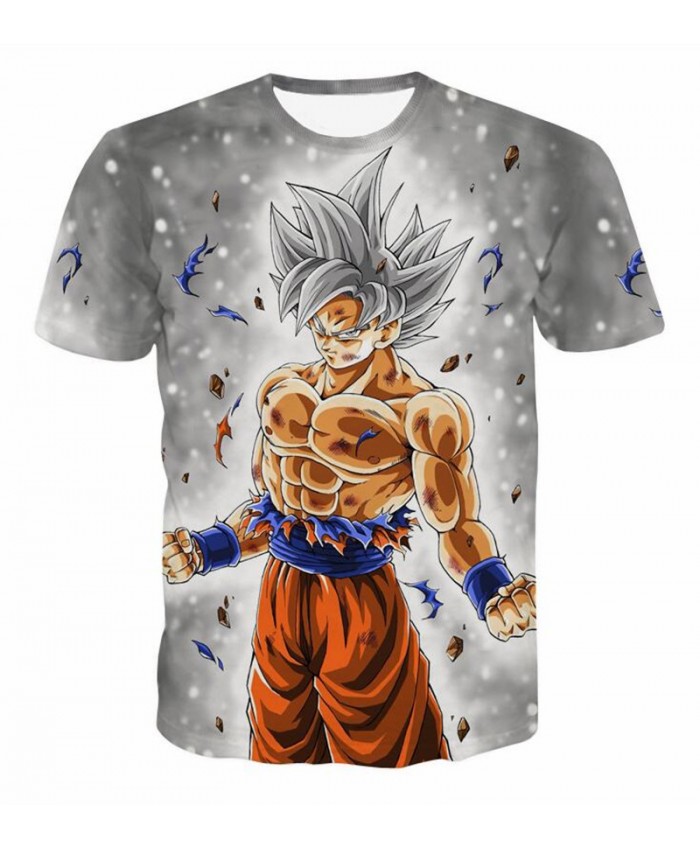 3D Dragon Ball T shirt Ultra Instinct Super Saiyan Goku Printed Anime Shirt Men's Dragonball Short Sleeve Dragon Ball Z T-Shirt