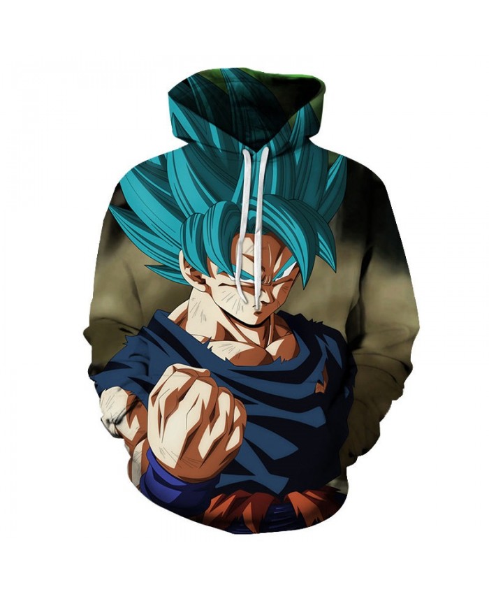 3D Dragon Ball Violent Fist Men Pullover Sweatshirt Pullover Hoodie Casual Hoodies Fashion Men Tracksuits Hoodie