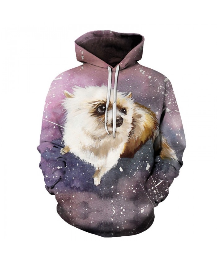 3D Galaxy Dog Hoodies Sweatshirts Men Tracksuits Printed Coat Streetwear Clothing 3D Pullover Anime Hoodie Drop Ship