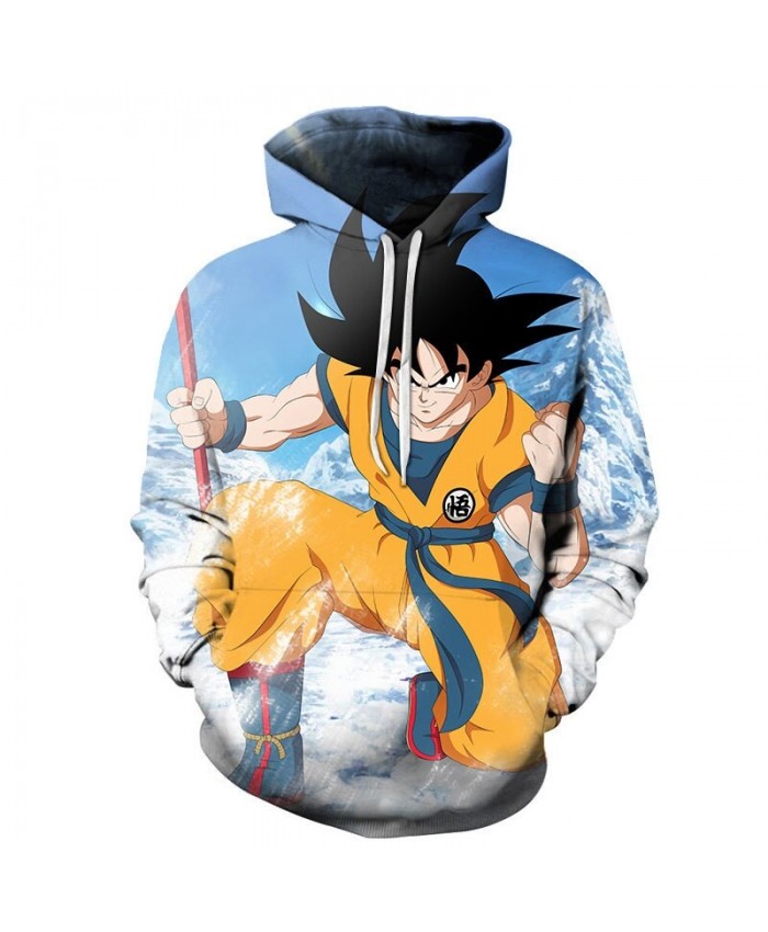3D Hand Holding Wooden Stick Dragon Ball Men Pullover Sweatshirt Pullover Hoodie Casual Hoodies Fashion Men Hoodie