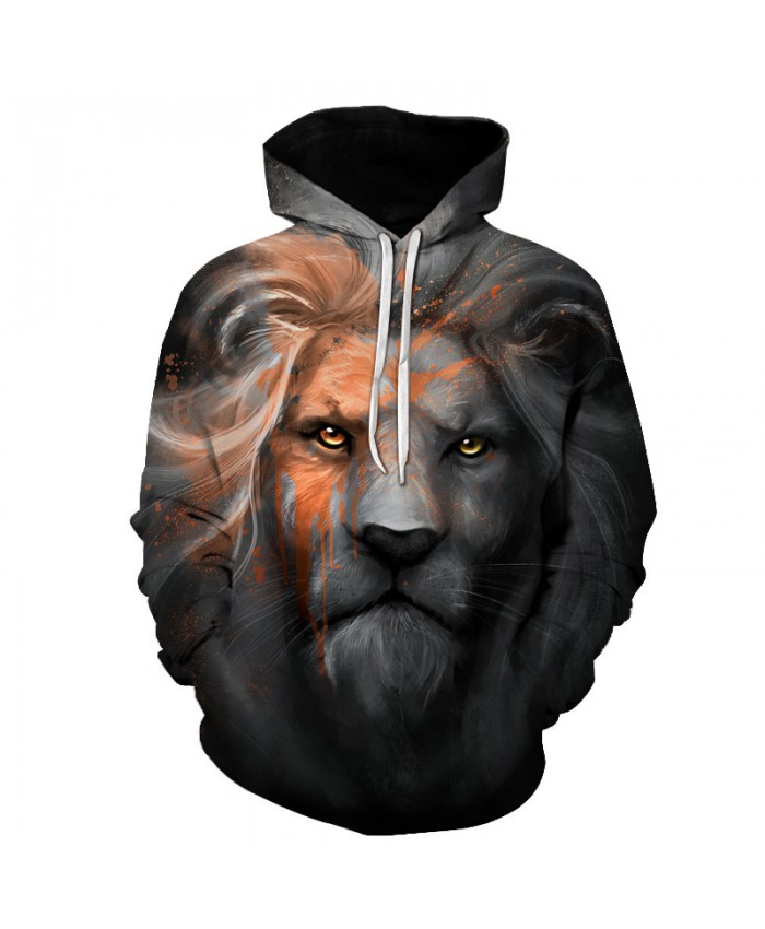 3D Hoodies Lion King Pritned Hoodie Unisex Hooded Sweatshirts Casual Pullover Fashion Tracksuits Novelty Hooded Jacket New