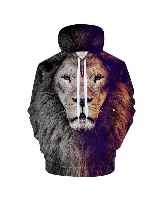 3D Lion Hoodies Sweatshirts Men Hoodie Unisex Tracksuits Fashion Pullover Autumn Winter Novelty Streetwear Brand Clothes Male