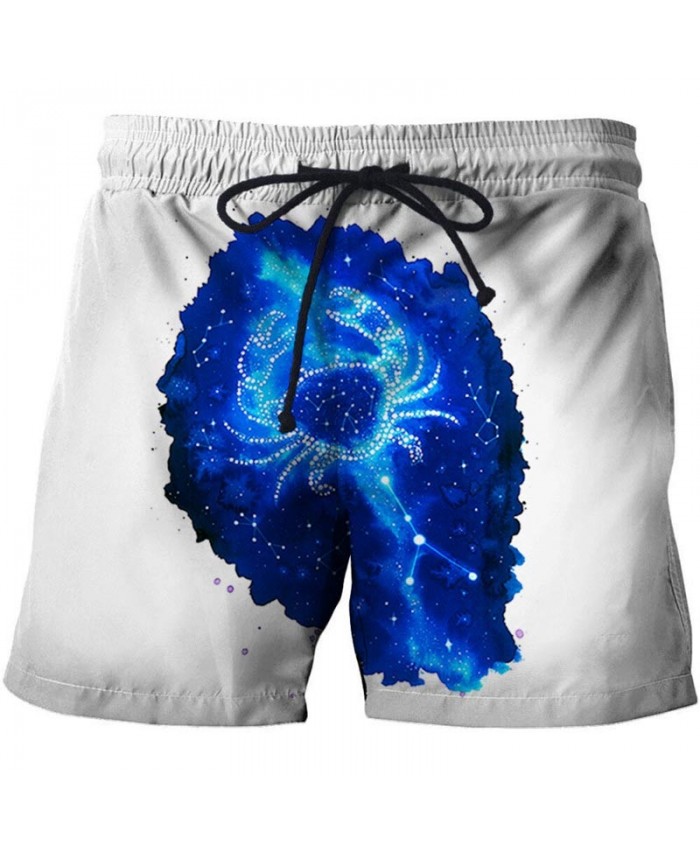 3D Print Big Crab By Pixie Cold Artist Men Beach Shorts Casual Cool Men Stone Printed Beach Shorts Summer Male