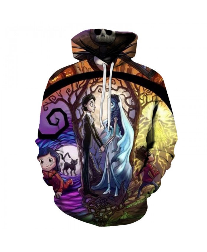 3D Print Cartoon Hoodies Men Hoody Harajuku Hoodie Streatwear Sweatshirt Tracksuit Pullover Coat Hip Hop Dropship