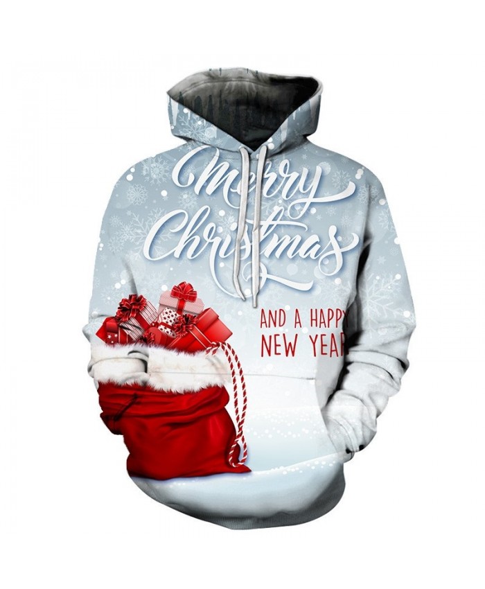 3D Print Casual Fashion Hoodies Christmas Sweatshirts Sport Hoodies Men Drop Shopping 2021 Happy New Year