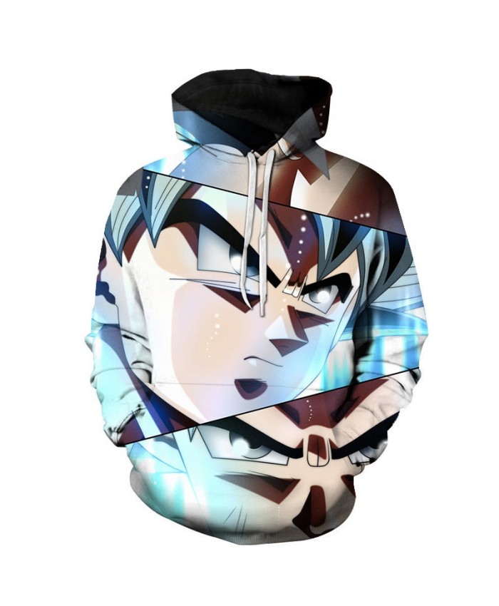 3D Print Eyes Bright Dragon Ball Men Pullover Sweatshirt Pullover Hoodie Casual Hoodies Fashion Anime Men Hoodie