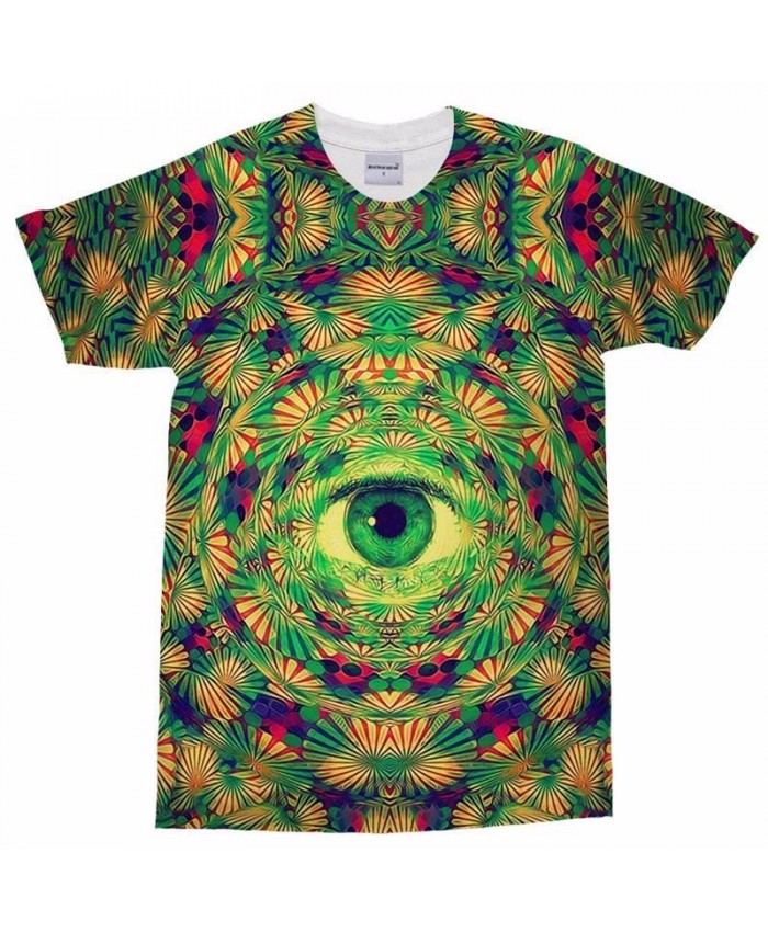 3D Print Men's T-Shirt Flower Eyes Casual Crossfit Shirt Men Brand Fashion Men 2021 New O-Neck