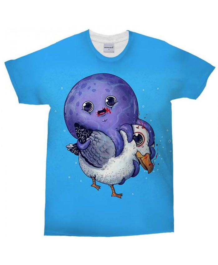3D Print Men's T Shirt  octopus Casual Fashion Crossfit Shirt Men Tops&Tee Brand