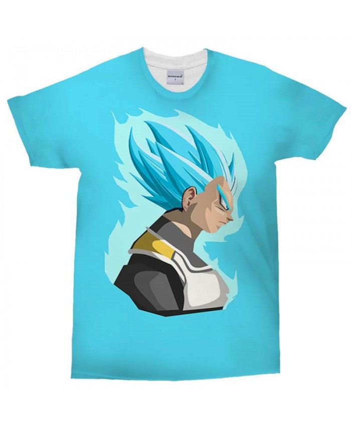 3D Print Men's T Shirt Blaze Blue Dragon Ball Crossfit Shirt Casual Fashion Men Short Sleeve T-Shirt Tops&Tee
